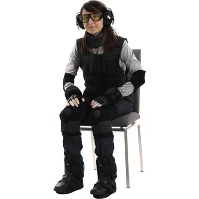 Larger image - click to open Age simulation suit GERT